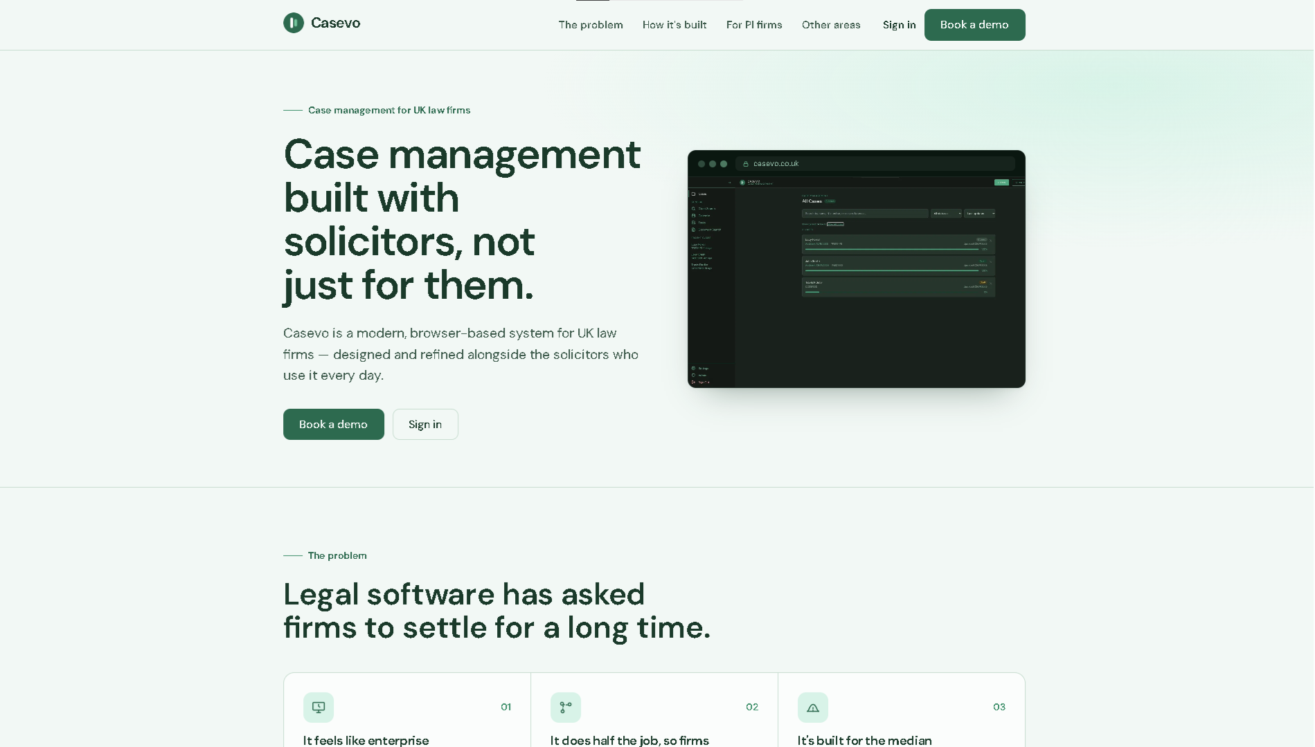 Casevo — screenshot
