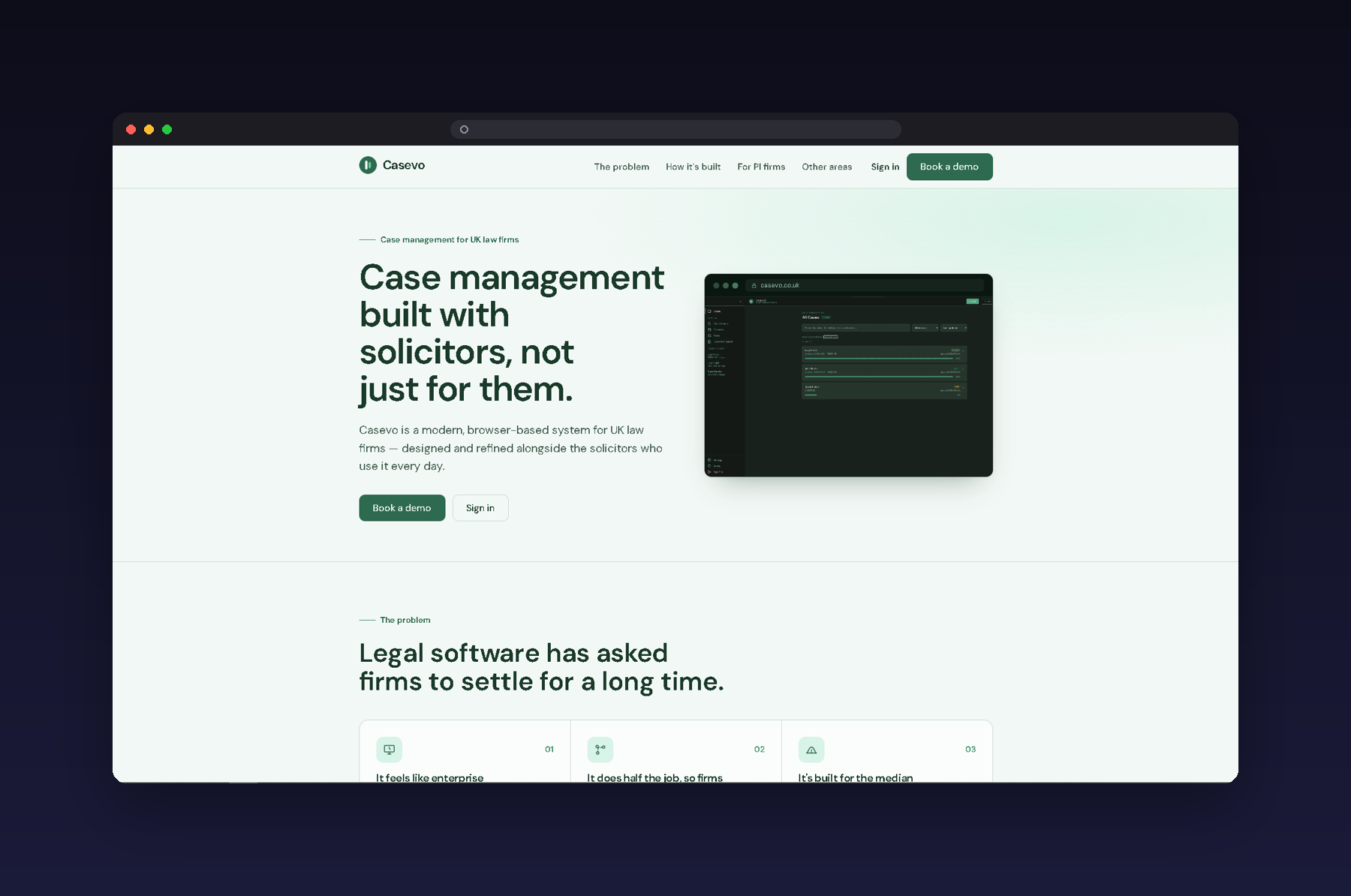 Casevo — screenshot