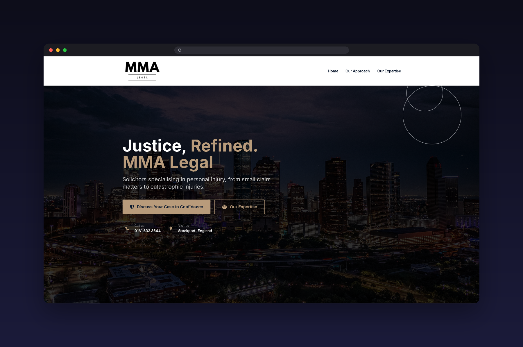 MMA Legal — screenshot